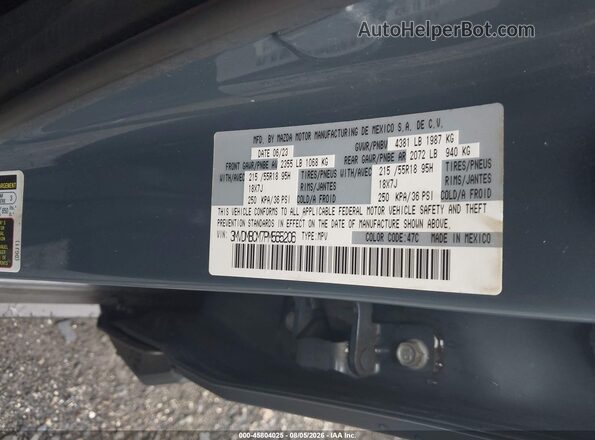 3MVDMBCM7PM565206 2023 MAZDA CX-30 Blue ძრავის განყოფილების ხედი