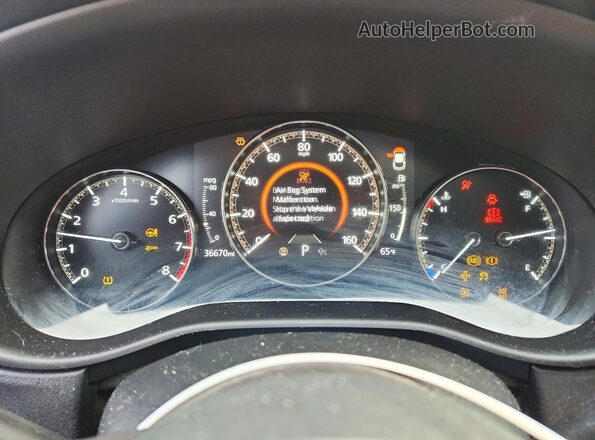 3MVDMBCM7RM710036 2024 MAZDA CX-30 Black ხელსაწყოთა პანელის ხედი