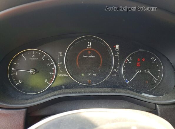 3MVDMBCM8RM646802 2024 MAZDA CX-30 Charcoal Vista del cuadro de instrumentos