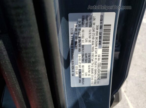 3MVDMBCM8SM776553 2025 MAZDA CX-30 Charcoal VIN կոդի պիտակի տեսք