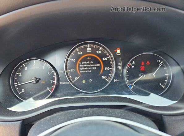 3MVDMBCMXRM686282 2024 MAZDA CX-30 Gray Instrument cluster view