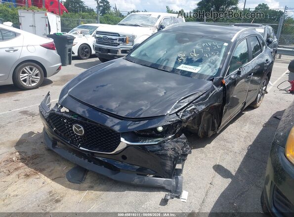 3MVDMBCMXSM814252 2025 MAZDA CX-30 Black წინა მარცხენა ხედი სამი მეოთხედიდან