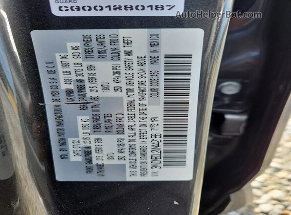 3MVDMBDL2NM442156 2022 MAZDA CX-30 Gray Vista de la etiqueta del VIN