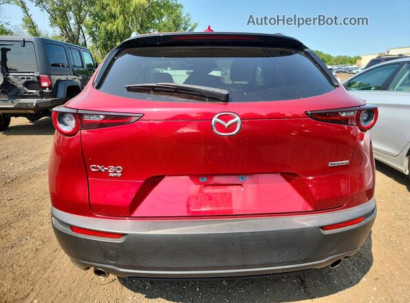 3MVDMBDM1MM222708 2021 MAZDA CX-30 Red უკანა ხედი