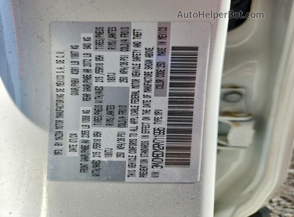 3MVDMBDM2RM711996 2024 MAZDA CX-30 White Vista de la etiqueta del VIN