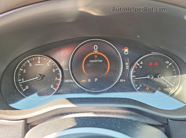 3MVDMBDM2RM711996 2024 MAZDA CX-30 White Vista del cuadro de instrumentos