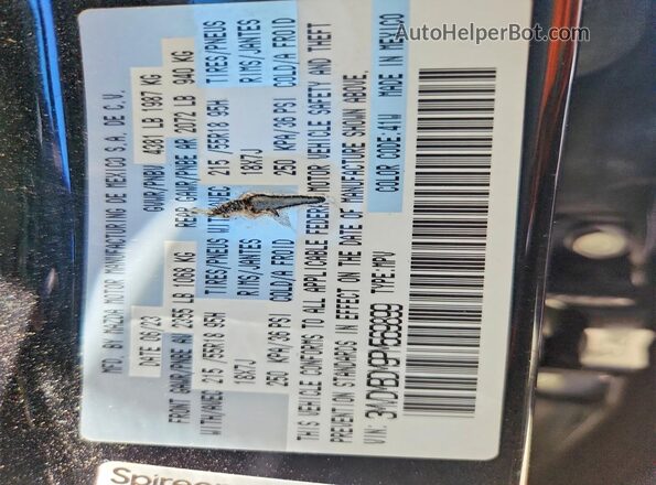 3MVDMBDM9PM569899 2023 MAZDA CX-30 Black Вид підкапотного простору