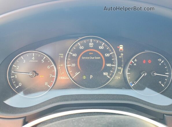3MVDMBDM9RM606579 2024 MAZDA CX-30 Blue Вид щитка приладів