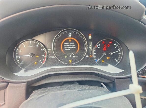 3MVDMBDMXSM816629 2025 MAZDA CX-30 Gray Սարքավորումների վահանակի տեսք