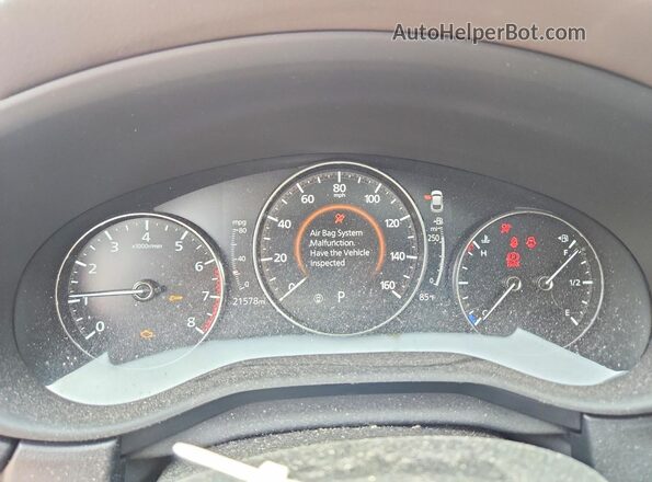 3MVDMBDY0NM449036 2022 MAZDA CX-30 Burgundy Вид щитка приладів