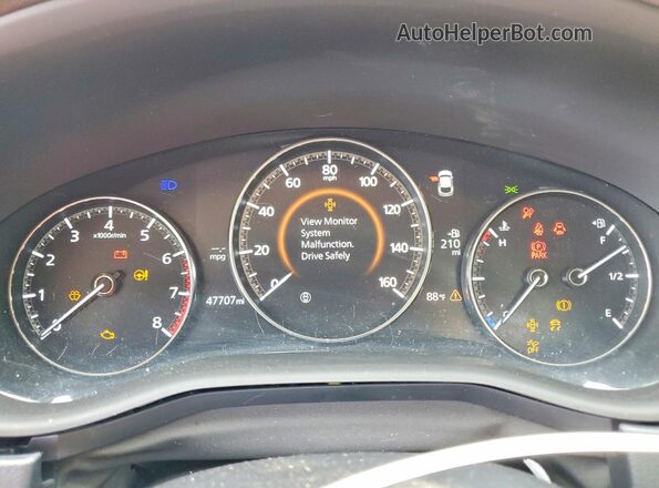 3MVDMBEY5NM435485 2022 MAZDA CX-30 White ხელსაწყოთა პანელის ხედი