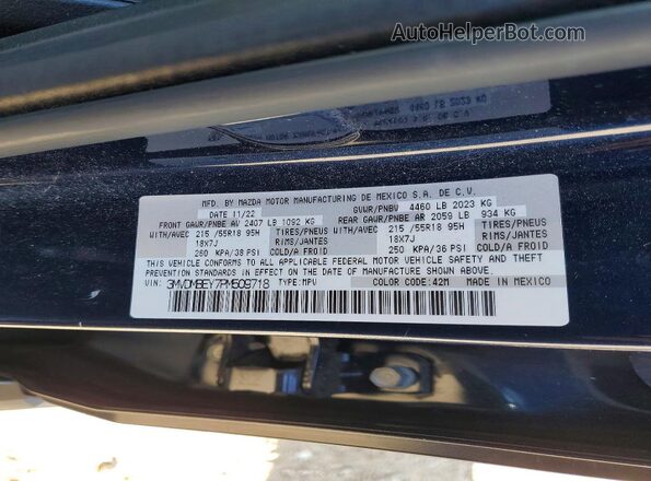 3MVDMBEY7PM509718 2023 MAZDA CX-30 Blue Vista interior de 360 grados