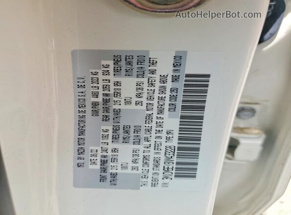 3MVDMBEY8NM433228 2022 MAZDA CX-30 White Вид наклейки з VIN-кодом