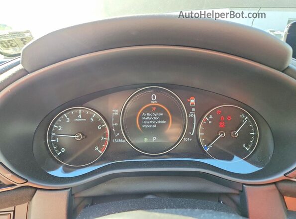 3MVDMBXYXSM817892 2025 MAZDA CX-30 Beige Vista del cuadro de instrumentos
