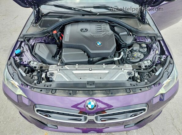 3MW23CM09S8F64375 2025 BMW 2 SERIES Blue Սալոնի հետևի տեսք