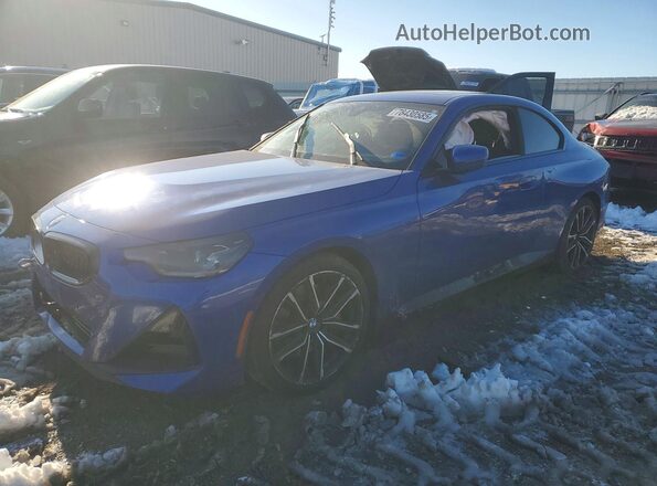 3MW33CM0XP8D01453 2023 BMW 2 SERIES Blue უკანა მარცხენა