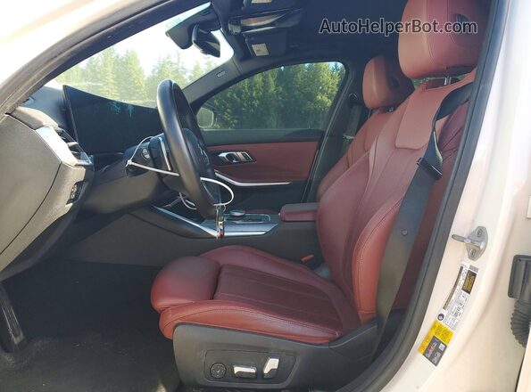 3MW39FF05P8D23664 2023 BMW 3 SERIES Белый Вид салона спереди
