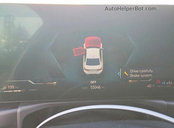 3MW39FF05P8D23664 2023 BMW 3 SERIES Белый Вид щитка приборов
