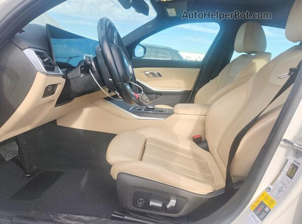 3MW39FS07P8D01610 2023 BMW 3 SERIES White წინა სალონის ხედი