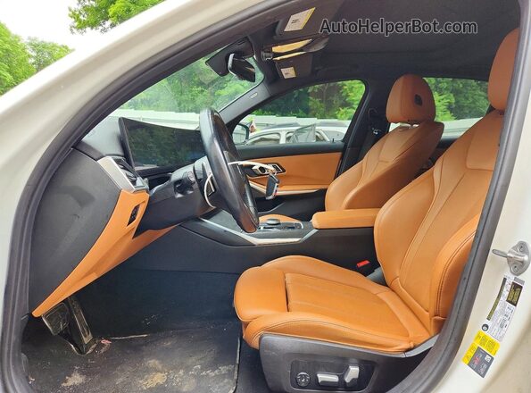 3MW39FS09P8D31613 2023 BMW 3 SERIES Белый Вид салона спереди