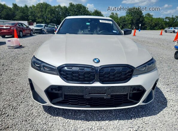 3MW49FF04R8E21818 2024 BMW M3 White Вид спереду