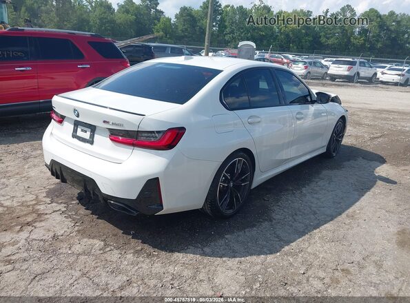 3MW49FF05R8E30589 2024 BMW M3 Желтый Задняя правая четверть