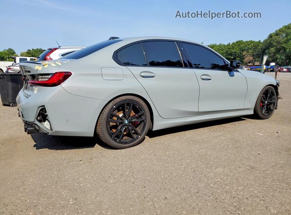 3MW49FF06P8D56595 2023 BMW M3 Серебряный Задняя правая четверть