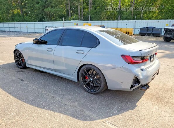 3MW49FF06P8D56595 2023 BMW M3 Серебряный Задняя левая четверть