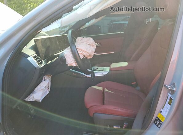3MW49FF06P8D56595 2023 BMW M3 Серебряный Вид салона спереди