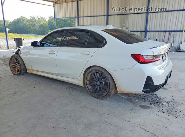3MW49FF06R8E27197 2024 BMW M3 White Rear left