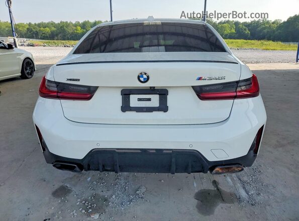 3MW49FF06R8E27197 2024 BMW M3 White Rear view