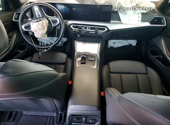 3MW49FF06R8E27197 2024 BMW M3 White Dashboard view