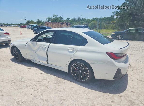 3MW49FS01P8D17144 2023 BMW M3 White უკანა მარცხენა