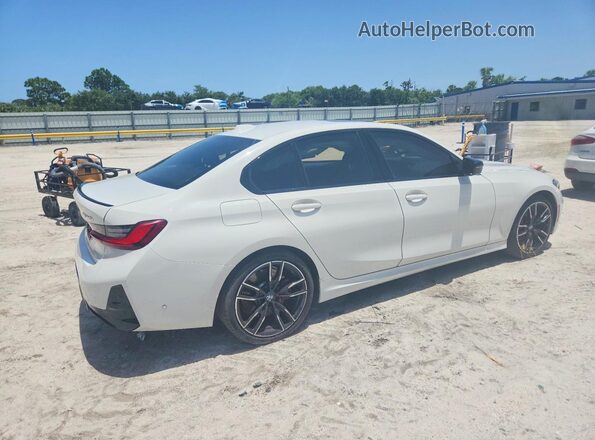 3MW49FS01P8D17144 2023 BMW M3 White უკანა მარჯვენა
