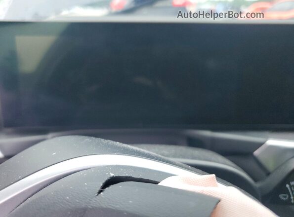 3MW49FS02R8E46948 2024 BMW M3 Black Вид щитка приладів