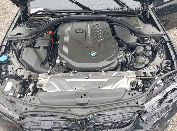 3MW49FS02R8E46948 2024 BMW M3 Black Вид задньої частини салону