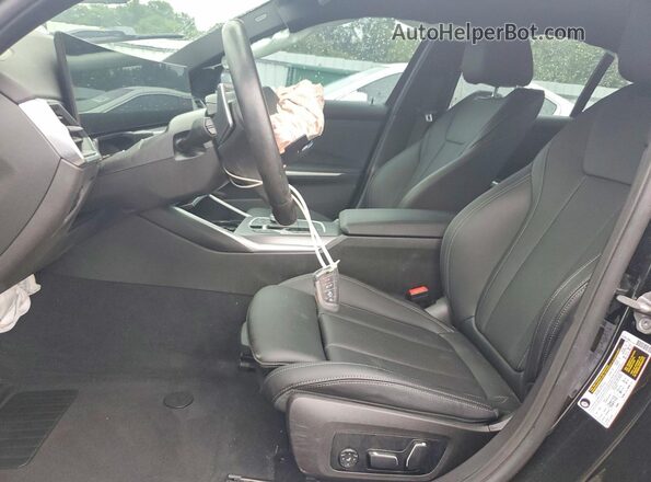 3MW49FS02R8E46948 2024 BMW M3 Black Вид салону спереду