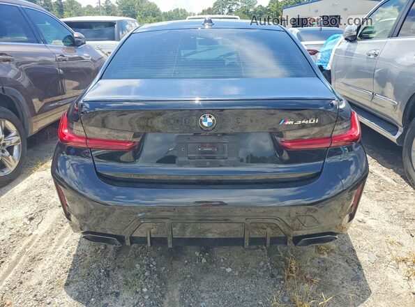 3MW49FS02R8E46948 2024 BMW M3 Black Вид ззаду