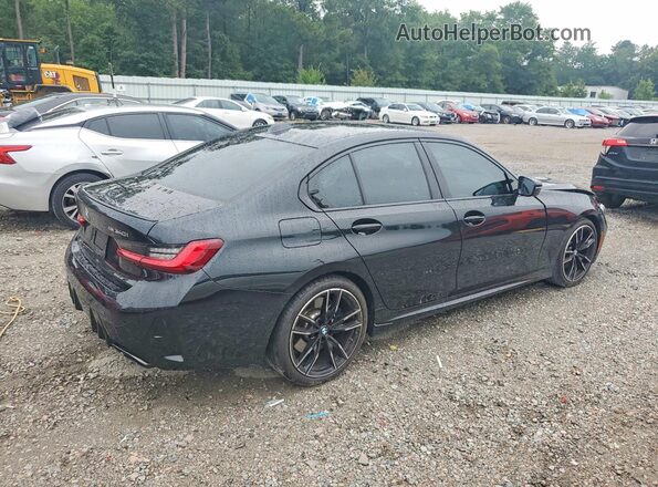 3MW49FS02R8E46948 2024 BMW M3 Black Задня права чверть