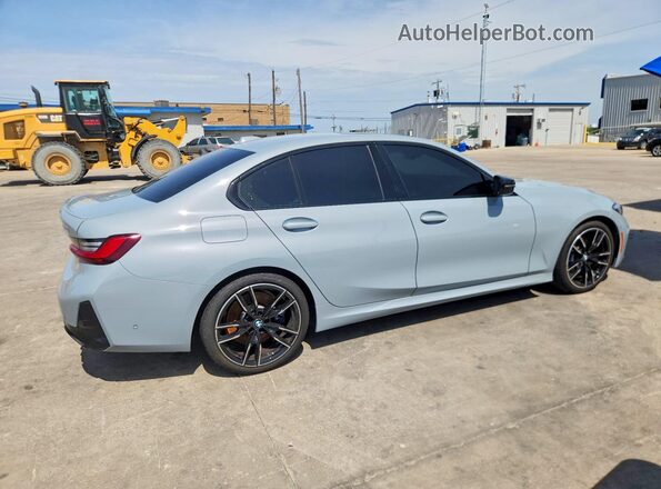 3MW49FS04R8E46272 2024 BMW M3 Gray Задня права чверть