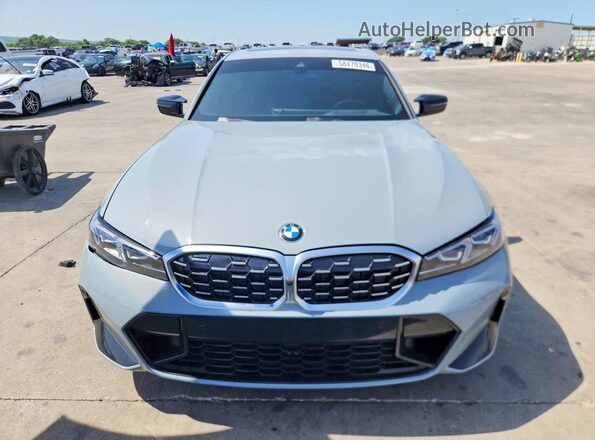 3MW49FS04R8E46272 2024 BMW M3 Gray Вид спереду