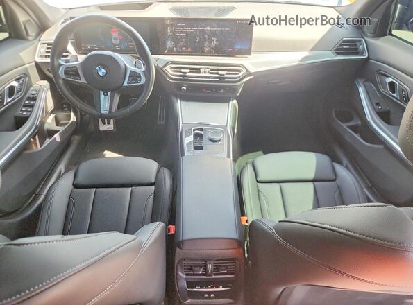 3MW49FS04R8E46272 2024 BMW M3 Gray Вид панелі приладів
