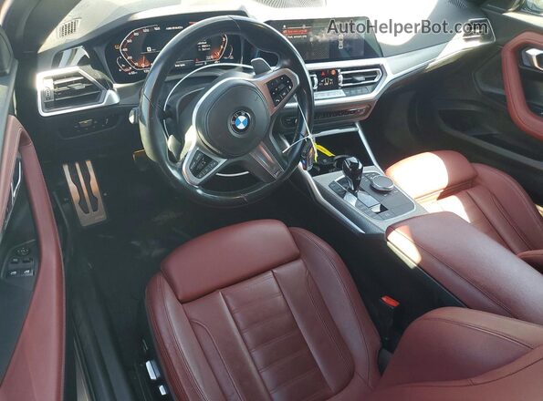 3MW53CM03N8C77230 2022 BMW M2 Gray Вид панелі приладів