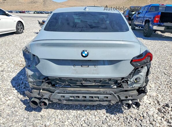 3MW53CM03N8C77230 2022 BMW M2 Gray Вид ззаду