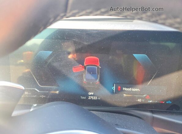 3MW53CM0XP8D45817 2023 BMW M2 Black ხელსაწყოთა პანელის ხედი