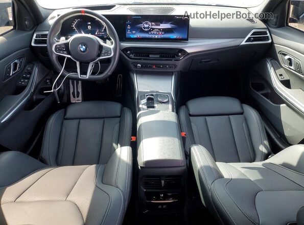 3MW59FT03S8F20161 2025 BMW M3 Black Vista del salpicadero