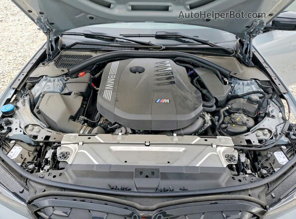 3MW59FT04S8F83849 2025 BMW M3 Gray უკანა სალონის ხედი