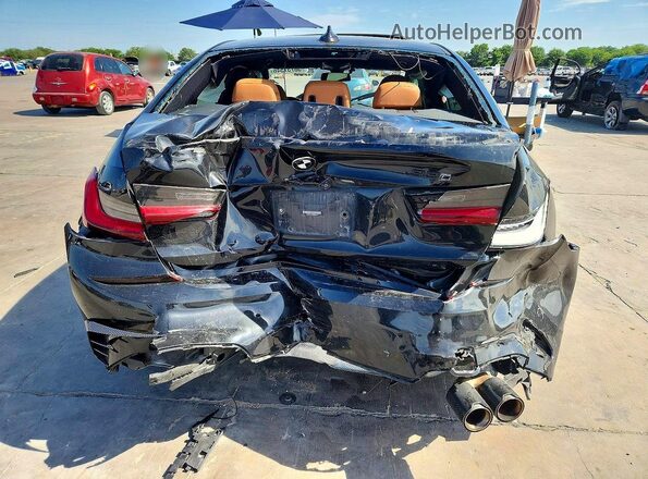 3MW5P7J00N8C63219 2022 BMW 3 SERIES Black Rear view