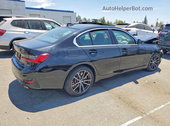 3MW5P7J02M8B48376 2021 BMW 3 SERIES Черный Задняя правая четверть