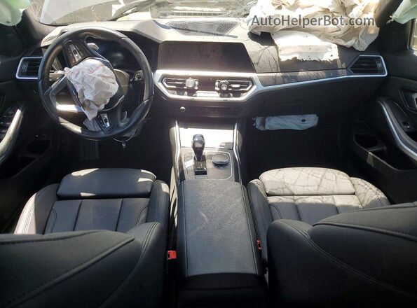 3MW5P7J02M8B48376 2021 BMW 3 SERIES Черный Вид панели приборов